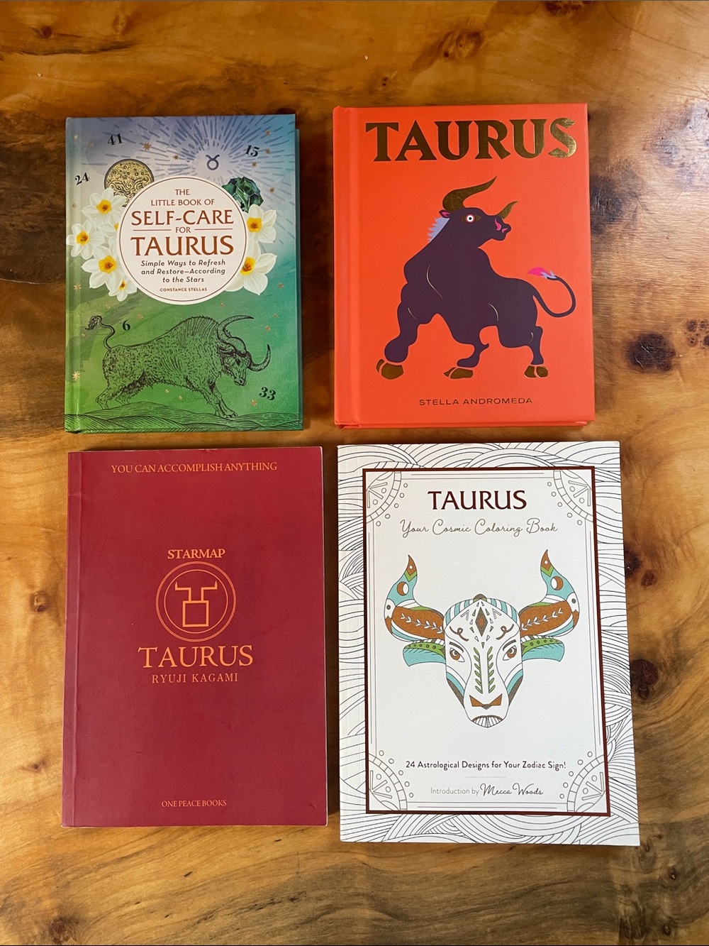 Taurus book bundle and coloring book